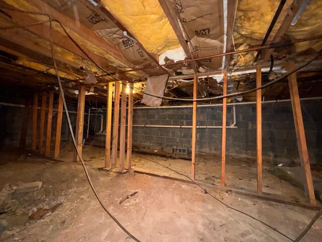 Weakened Support Beams