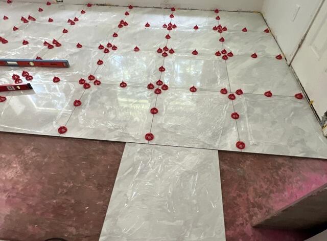 Tile Installation Process in Allen, TX - Precision Flooring After Water Damage Restoration