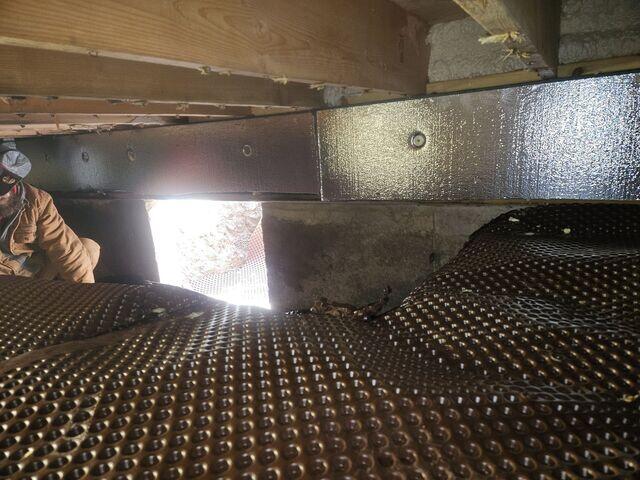 Installing Drainage Matting & SilverGlo Insulation