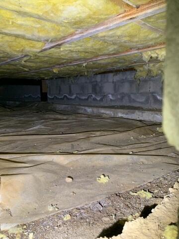 Crawl Space in Bad Shape