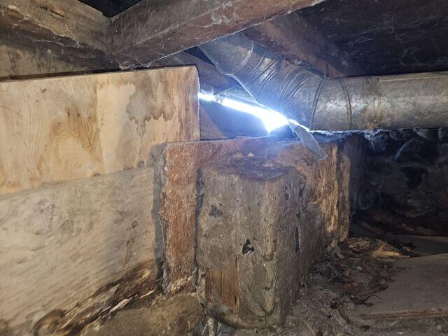 Before Installation - Exposed Basement Walls