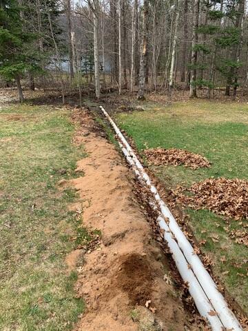 Buried Discharge Line