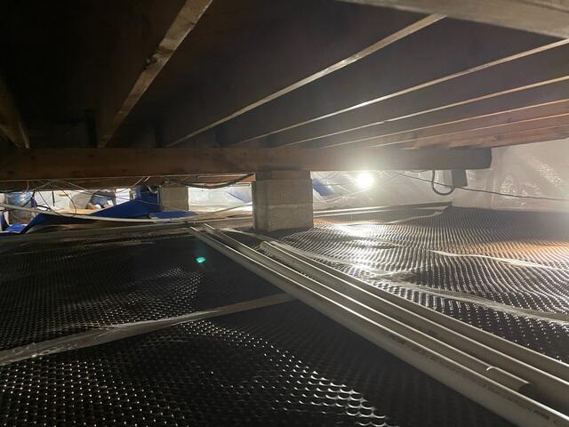 Crawl Space Drainage Matting
