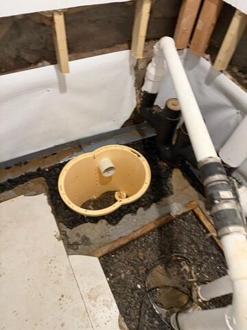 Sump Pump Installation