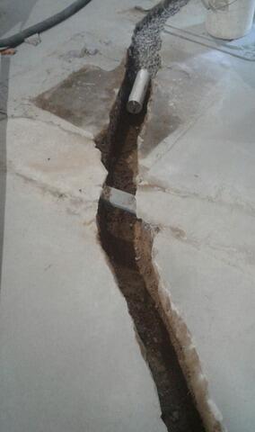 During WaterGuard Installation