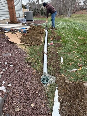 Buried Discharge Installation