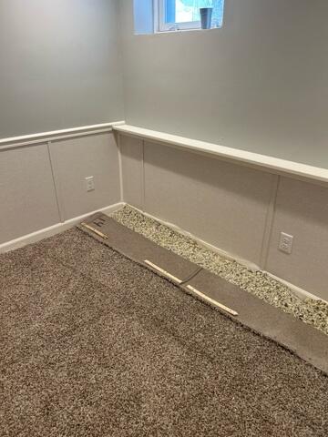 Completed Wall Finishing with Beautiful Accent