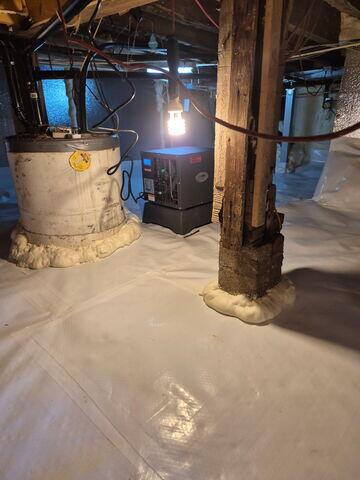 After- Crawlspace Repair