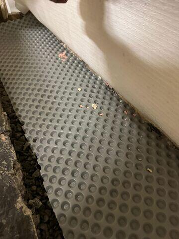 Drainage Matting Install