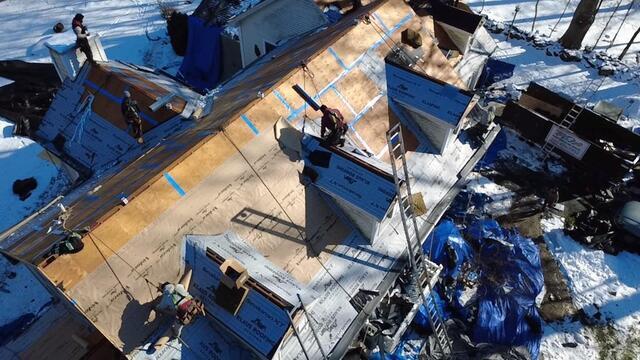 Underlayment Is Installed