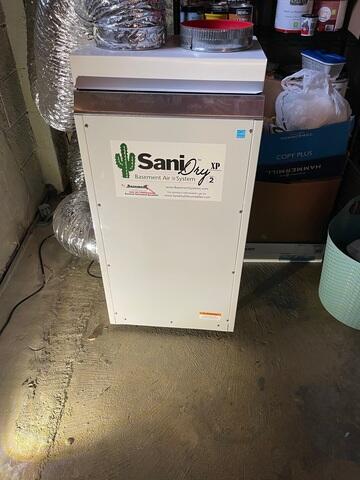 SaniDry dehumidifier
