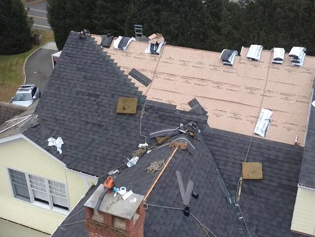 New Shingles Are Installed