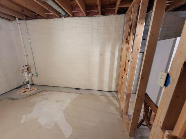 SuperSump & WaterGuard System Inside the Basement