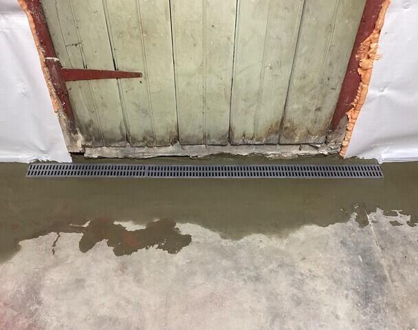 TrenchDrain Grated Basement Drain