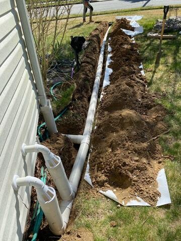 Discharge Line Installation