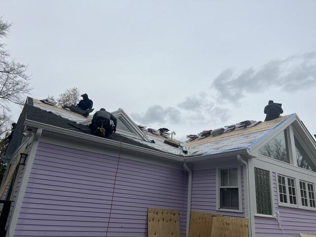 New Shingles Are Installed
