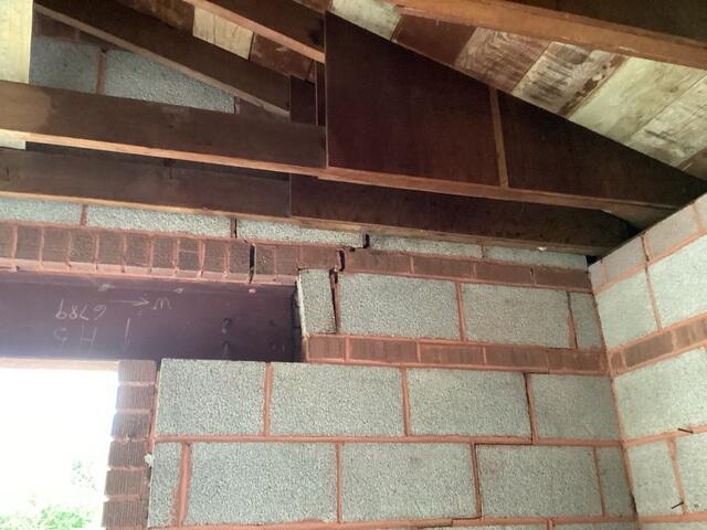 Interior Block Wall Separation from Foundation Movement