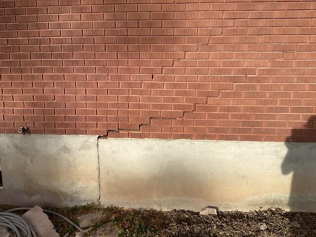 Brick Cracking Caused by Foundation Movement