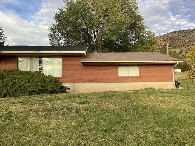 Full Exterior View Showing Foundation Settlement