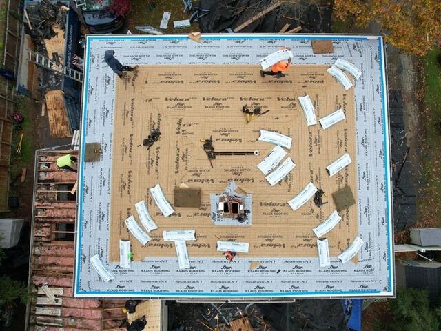 Underlayment Is Installed