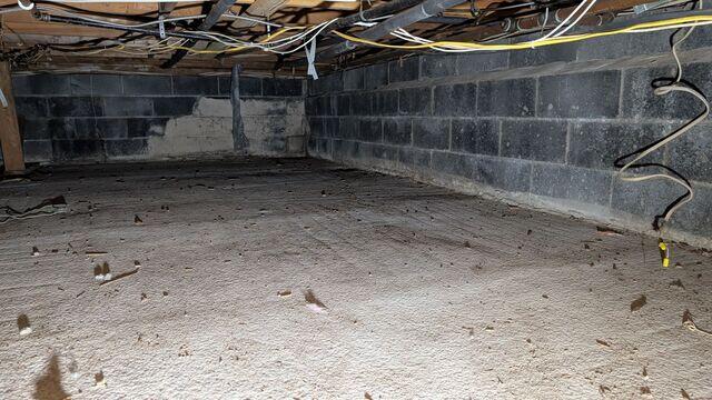 Damp Crawl Space