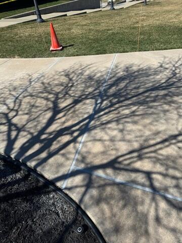 Lifted And Leveled Sidewalk