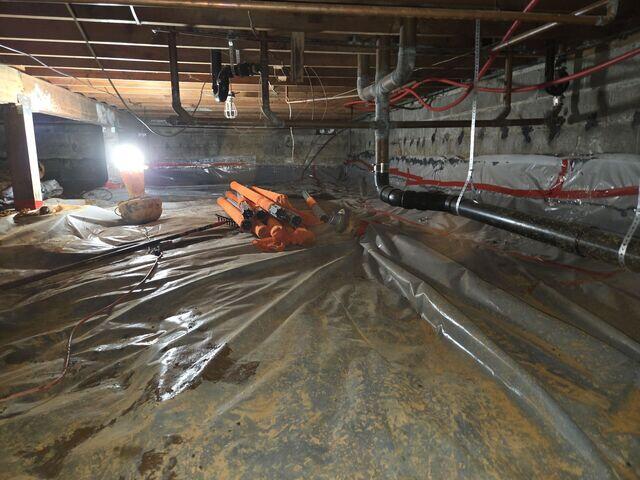 Before Installation - Nasty, grimy, thin, flimsy liner