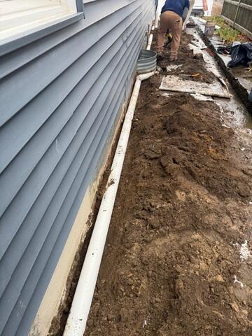 Buried Discharge Line