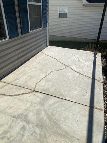 Sealed Concrete Cracks
