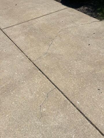 Concrete Cracking Before Repair