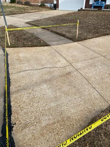 After Wood Joint Removal and Concrete Repair