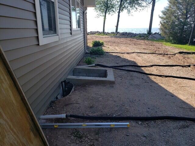 Access Point Open & Buried Discharge Prep