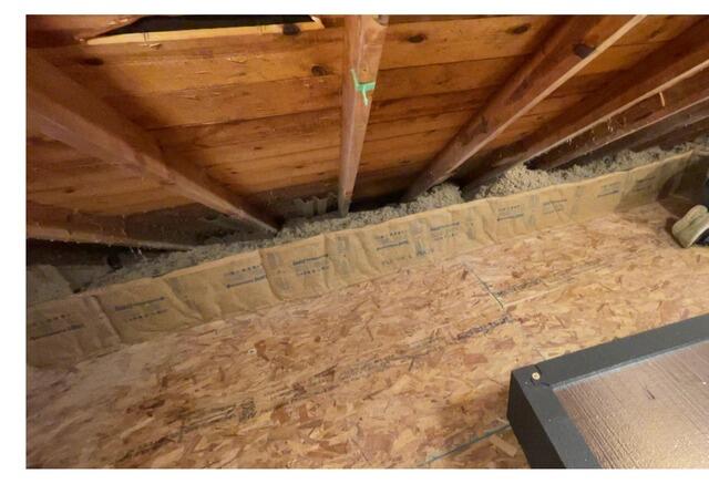 Insulation Wall and Hatch Door Cover Installed