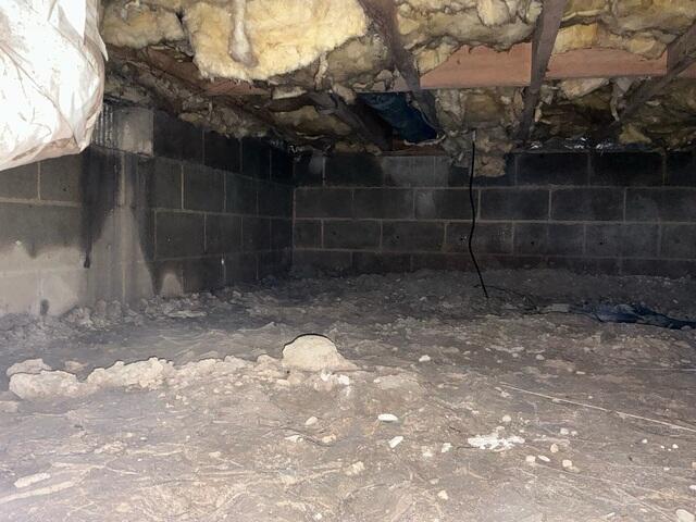 Damp Crawl Space