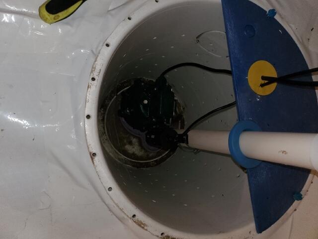 Inside the SuperSump Sump Pit