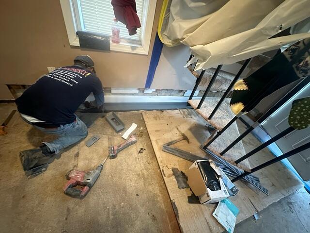 WaterGuard Drainage System Install