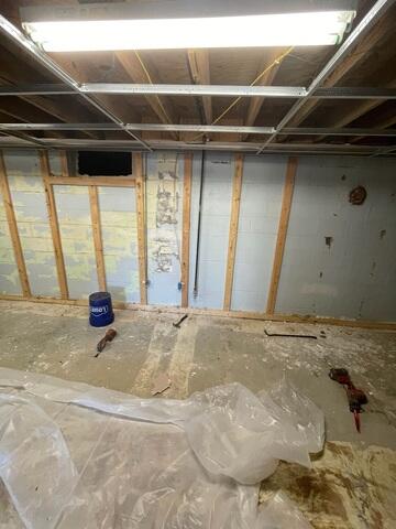 Drywall Removed