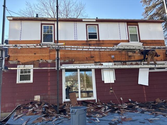 Old Siding Comes Off