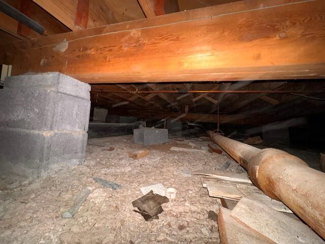 Damp Crawl Space