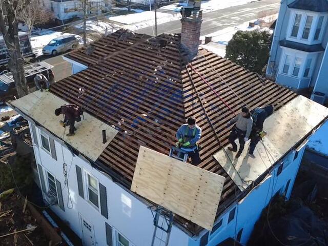 New Plywood Is Installed