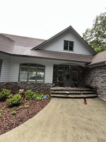 Old Gutter Guard System