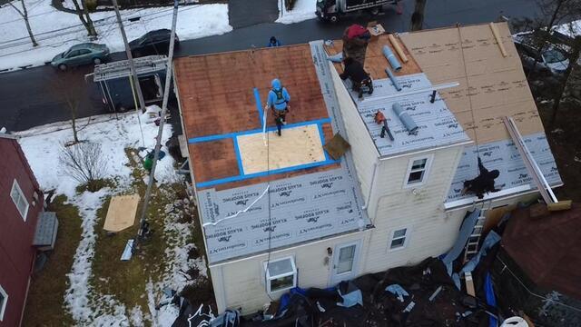 Underlayment Is Installed