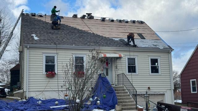 New Shingles Are Installed
