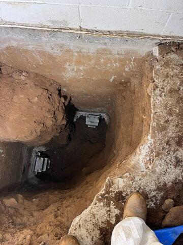 Push Piers Installed