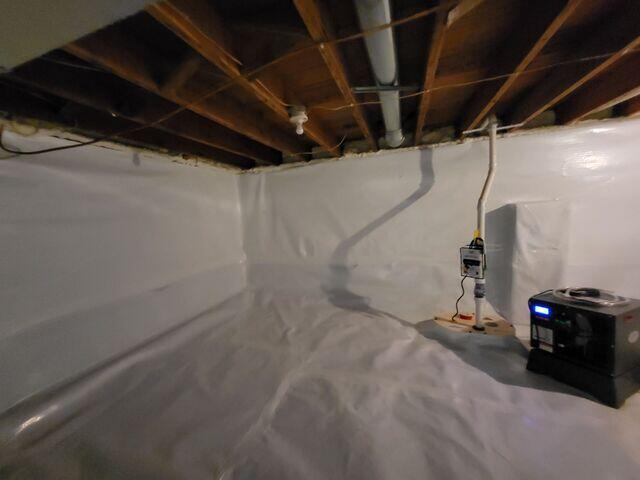 CleanSpace, SuperSump, and SaniDry Sedona Dehumidifier