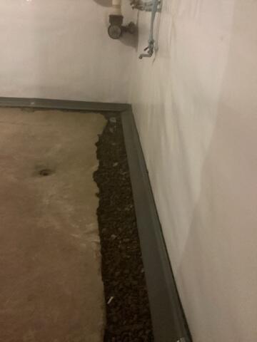 Interior Perimeter Drainage System Added