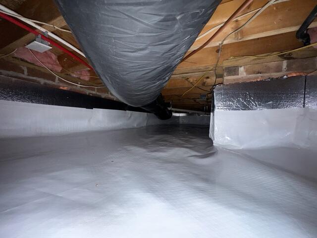 Crawl Space Vapor Barrier Installation - Moisture Control Begins