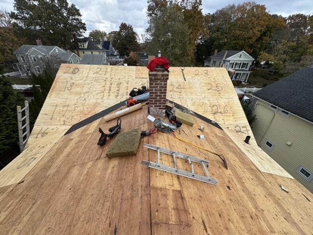 New Plywood Is Installed