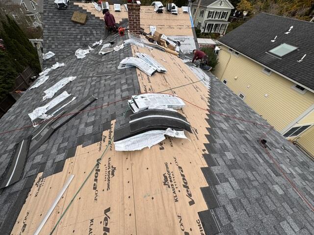 New Shingles Are Installed