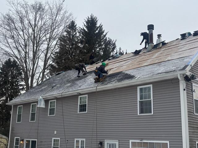 New Shingles Are Installed